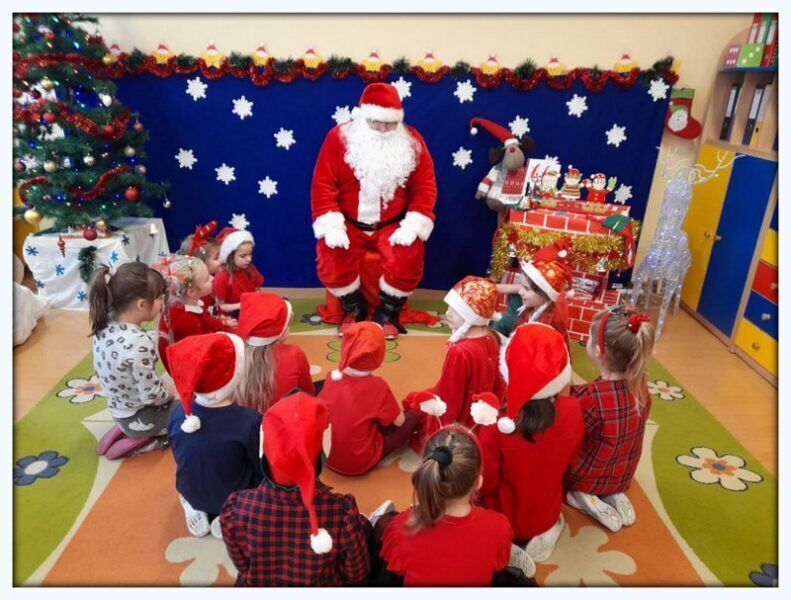 Rozmowy przedszkolaków ze św. Mikołajem