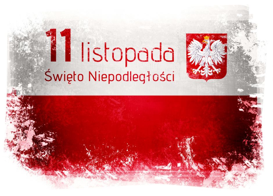 Napis na fladze -11 listopada